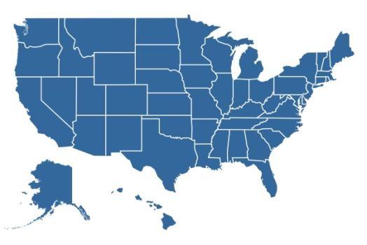 50 State Matrices | 2026 Edition Map of United States