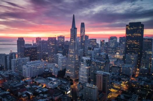 San Francisco Skyline at Sunrise
