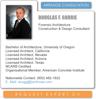 Forensic Architect Licensed in California, Arizona, Nevada and Texas