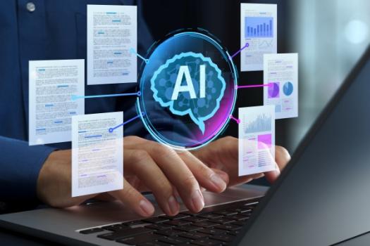 AI documents laptop