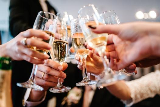 Champagne toast