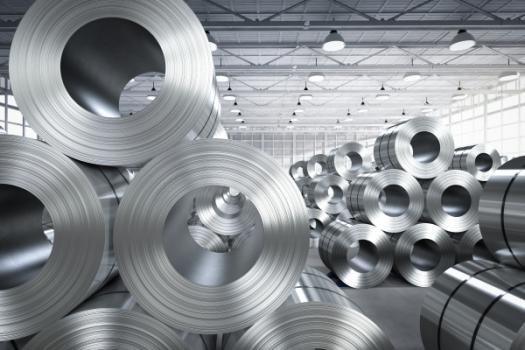 Steel rolls factory