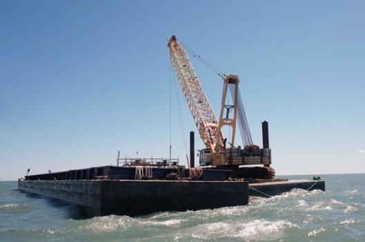Dredging ocean