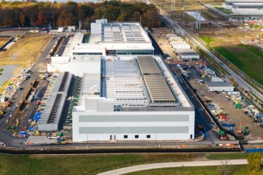 Data center aerial view