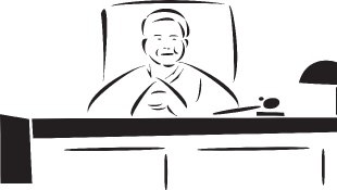 Fifth Circuit Certifies Eight-Corners Duty to Defend Issue to Texas Supreme Court Judge sitting behind bench (illustration)