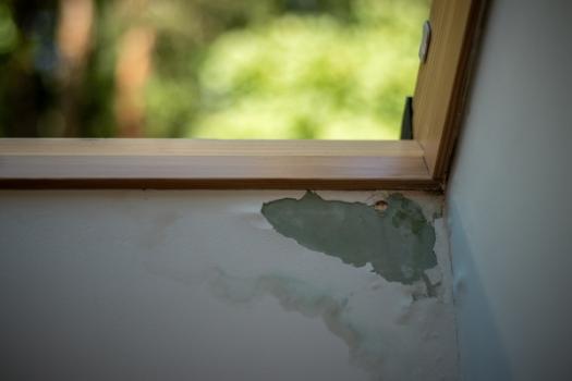 Water intrusion from window