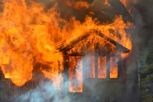 Property burning