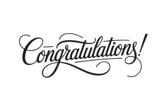 Congratulations
