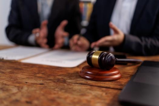 Arbitration meeting gavel