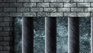 Prison cell background
