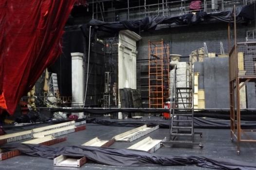 Construction of theater interior