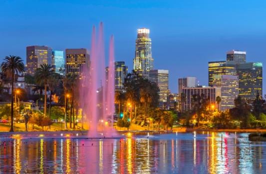 Los Angeles Skyline at Twilight