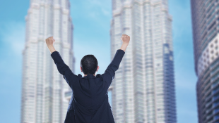 Best Lawyers® Recognizes 38 White and Williams Lawyers Businessman with hands up in triumph