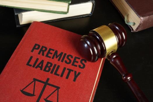Premises Liability next to gavel