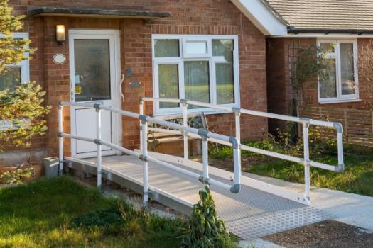 Ramp on house