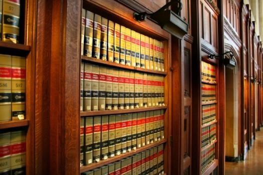 Law books bookcases