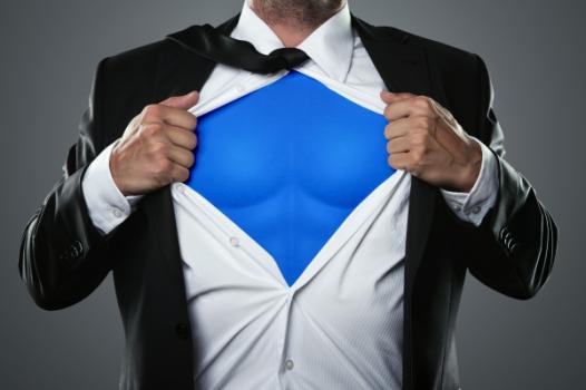 Mountain States Super Lawyers Recognizes 19 Nevada Snell & Wilmer Attorneys in 2025 Rankings Business person opening suit like superhero