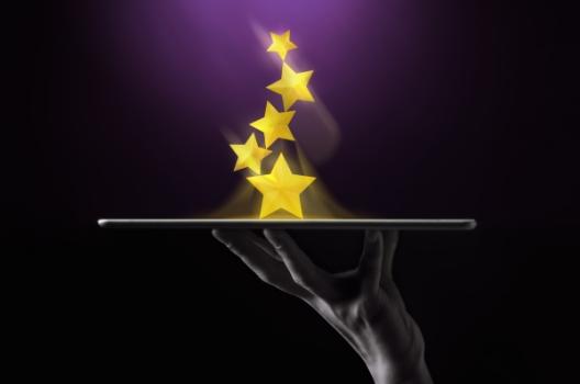 Stars on a platter