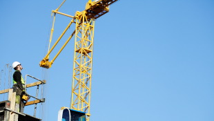Protect Workers From Falls: A Leading Cause of Death Construction worker and crane