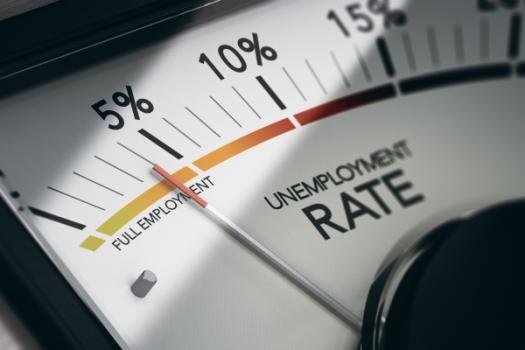 Low unemployment rate meter
