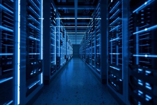 Data center interior