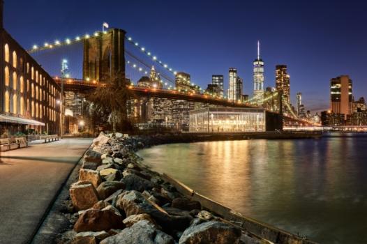 Brooklyn Resilience Project Shields Against 10-Year Storms Brooklyn Water Rocks Bridge Buildings