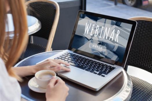 Webinar laptop