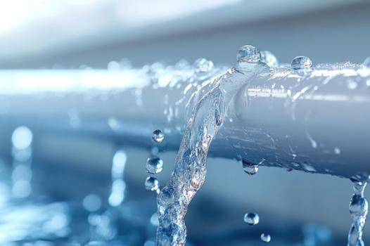 Water leak from pipe