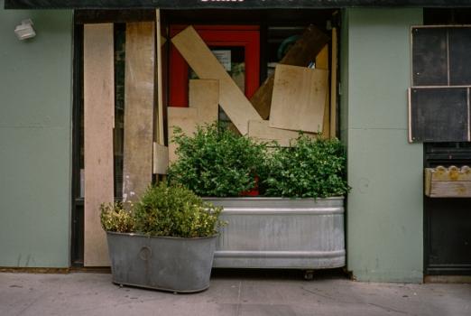 Barricading Access to Restaurant During COVID-19 Pandemic May Amount to “Direct Physical Loss or Damage to Property” Barricaded windows restaurant